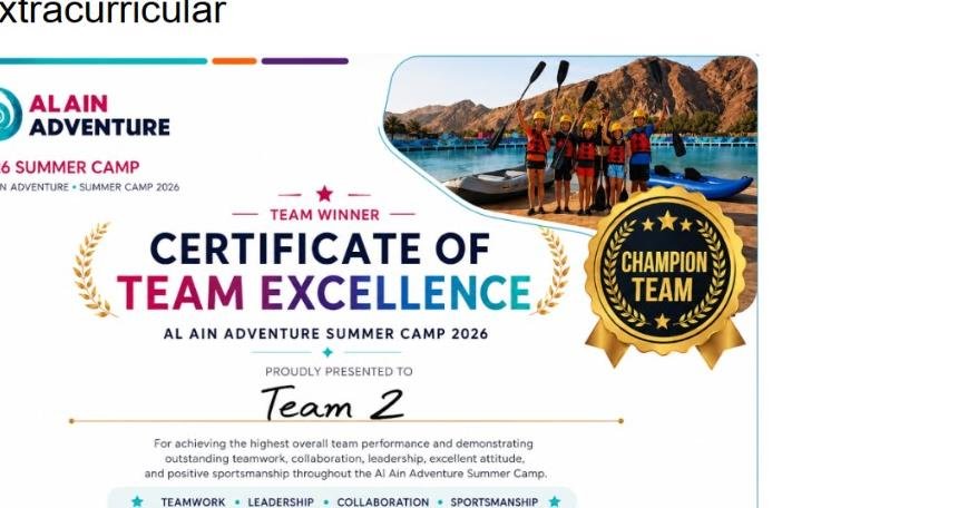 Al Ain Adventure Summer Camp 2026 — Team Excellence